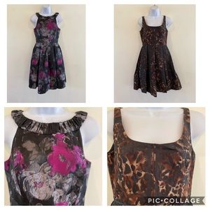 Quattro lot of 2 printed dresses 2.